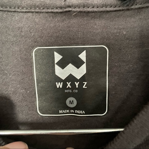 NWT WXYZ MFG CO. Skeleton Flamingo T-Shirt - Picture 3 of 7